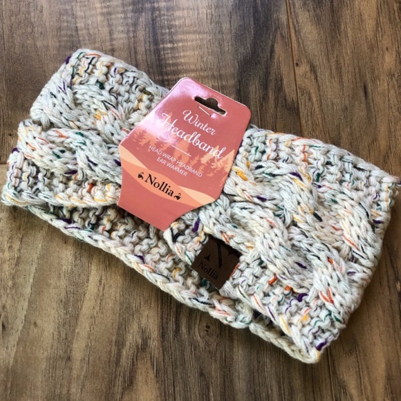 NWT - Knit Winter Ear Warmer Headband - Picture 1 of 6